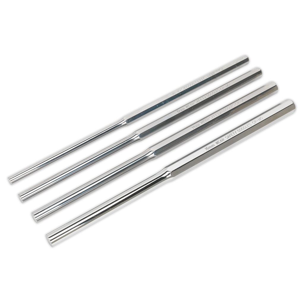 Extra-Long Parallel Pin Punch Set 4pc AK9147