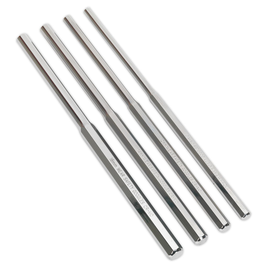 Extra-Long Parallel Pin Punch Set 4pc AK9147