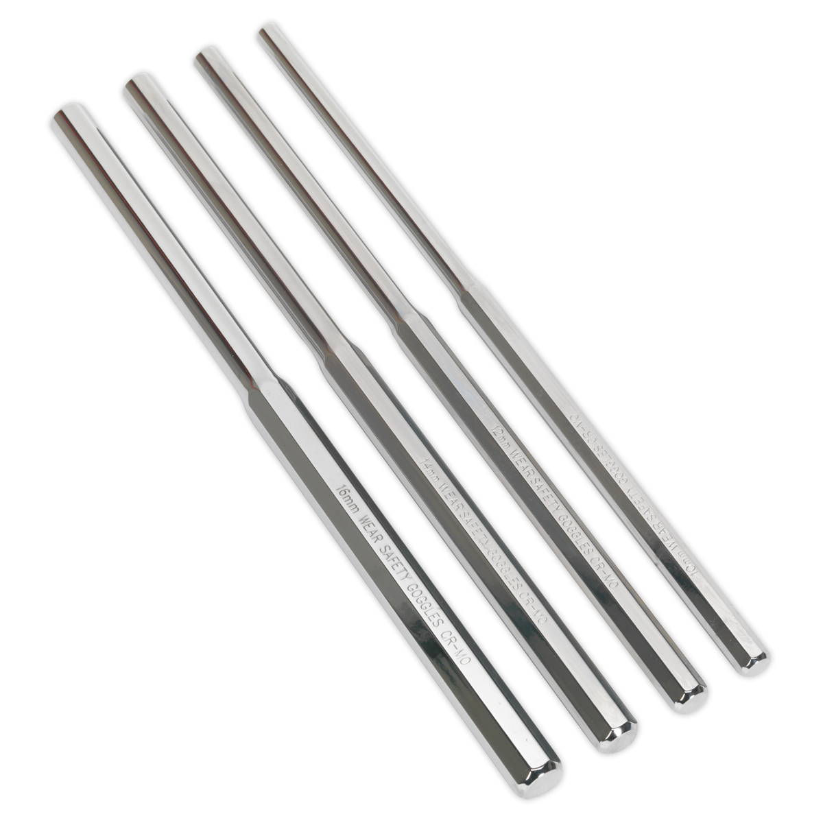 Extra-Long Parallel Pin Punch Set 4pc AK9147