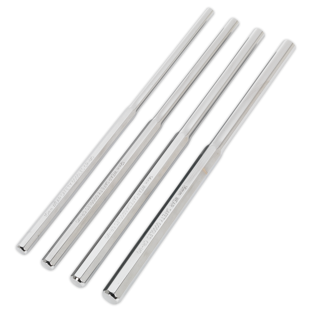Extra-Long Parallel Pin Punch Set 4pc AK9147