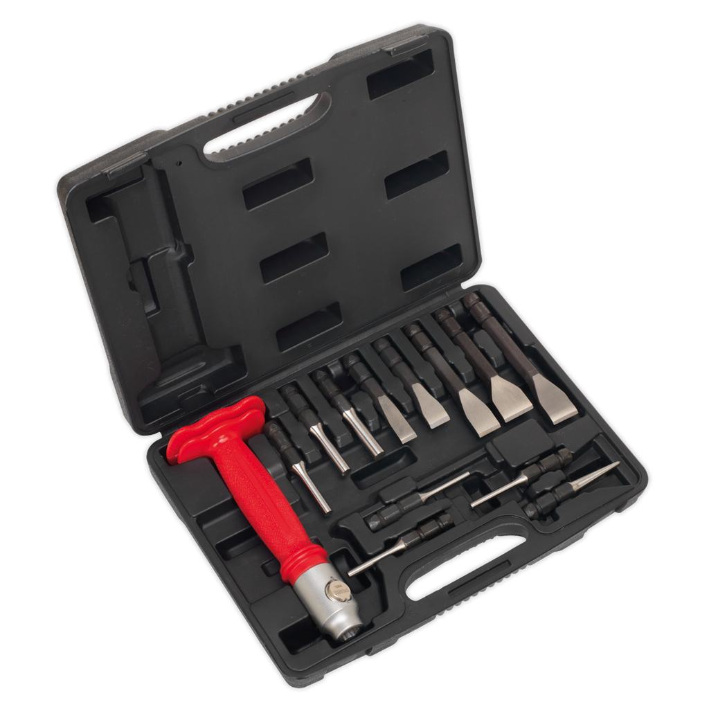 Interchangeable Punch & Chisel Set 13pc AK9215