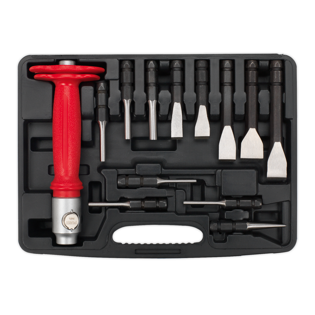Interchangeable Punch & Chisel Set 13pc AK9215