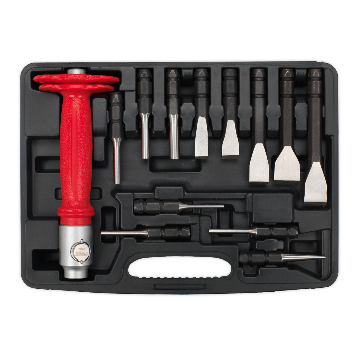 Interchangeable Punch & Chisel Set 13pc AK9215