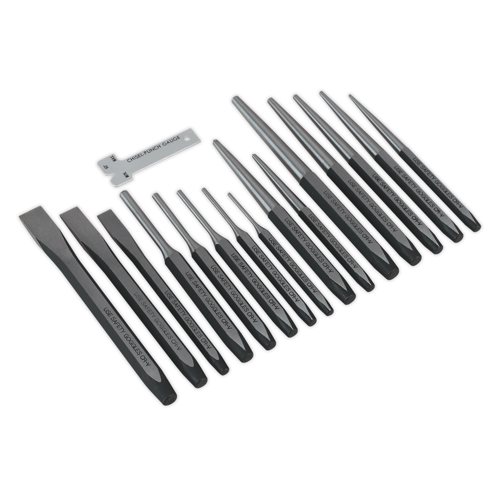 Punch & Chisel Set 16pc AK9216