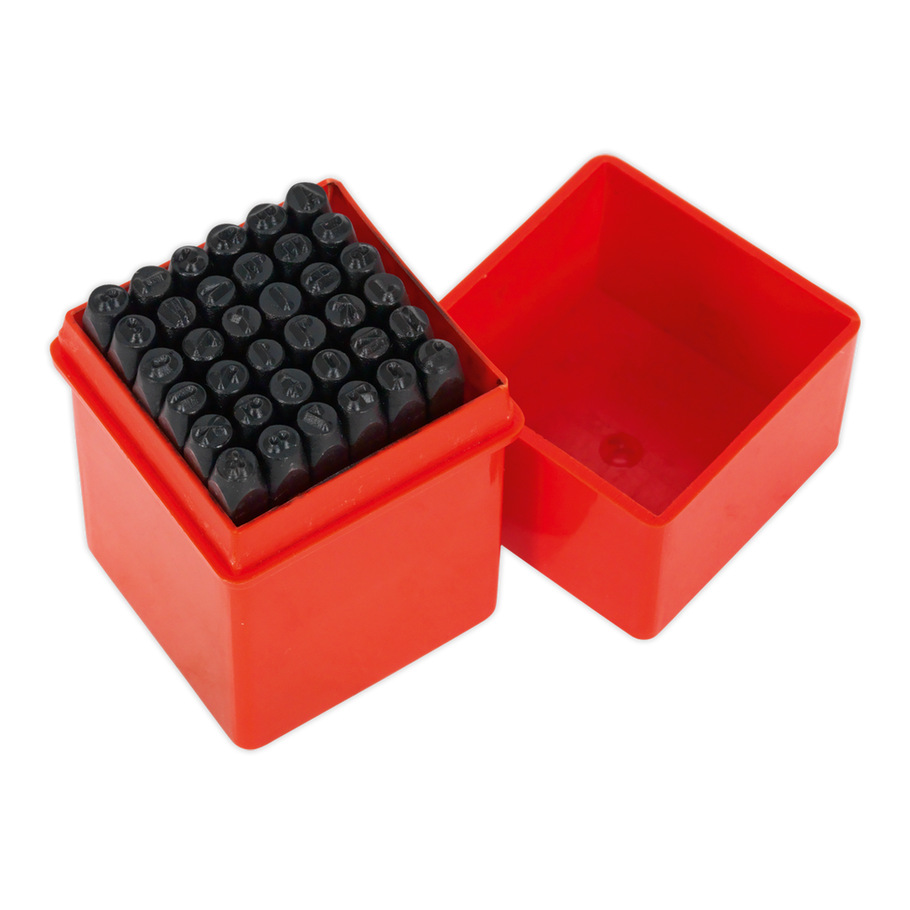 Letter & Number Punch Set 4mm 36pc AK9296