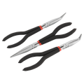 Needle Nose Pliers Set Ni-Fe Finish 280mm 3pc AK930