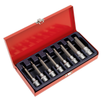 Hex Socket Bit Set 1/2"Sq Drive 8pc AK9310