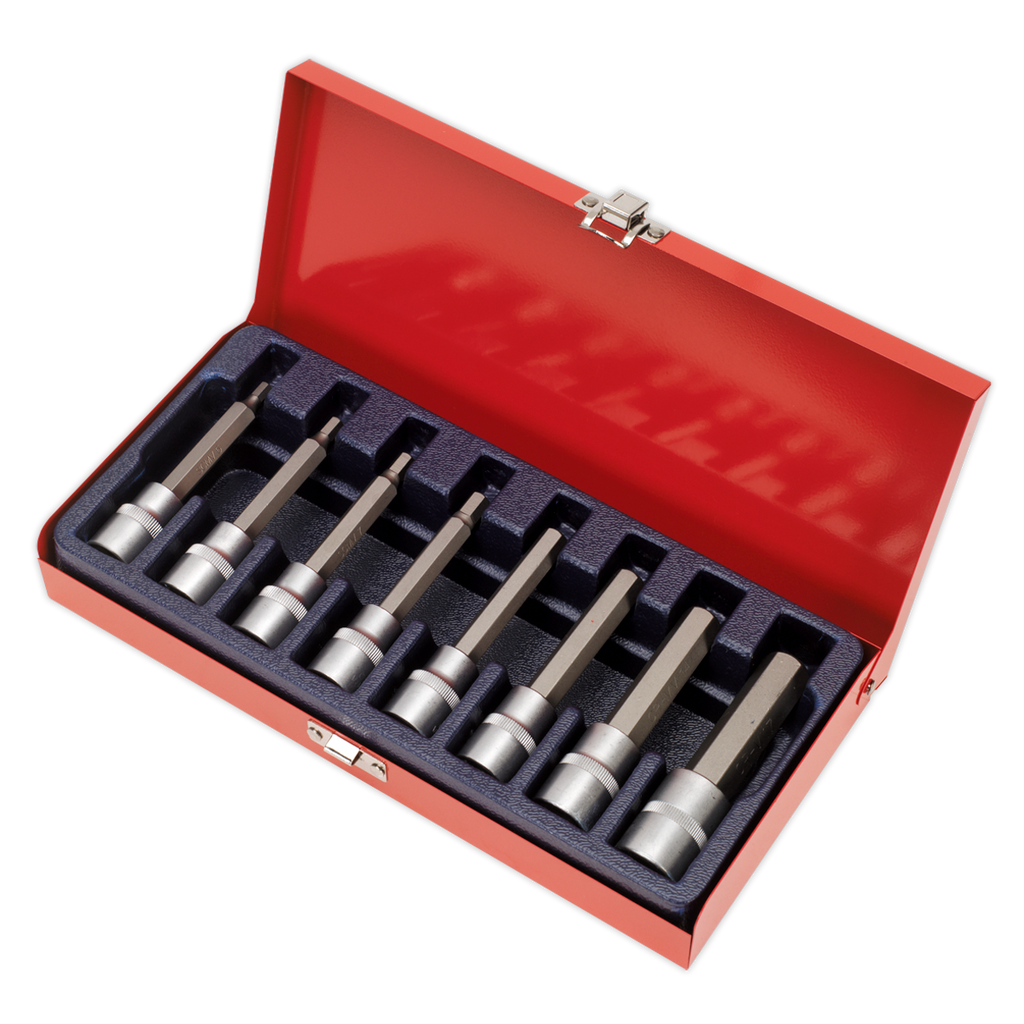 Hex Socket Bit Set 1/2"Sq Drive 8pc AK9310