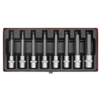 Hex Socket Bit Set 1/2"Sq Drive 8pc AK9310