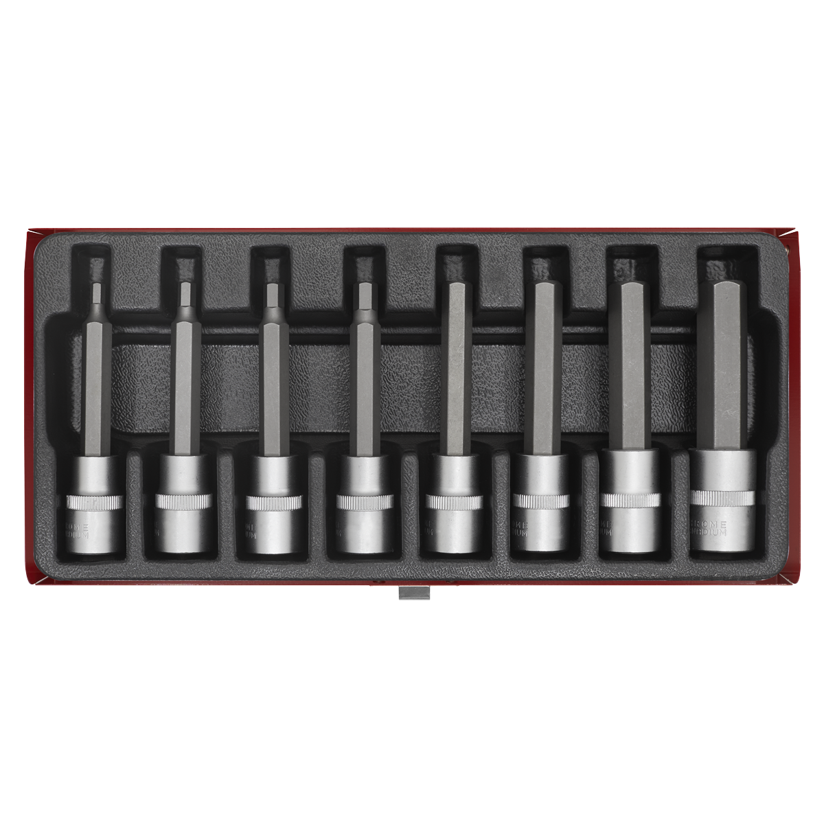 Hex Socket Bit Set 1/2"Sq Drive 8pc AK9310