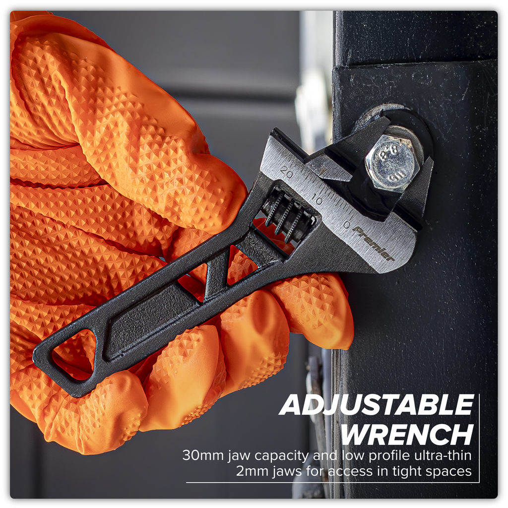 Low Profile Adjustable Wrench 140mm AK9568