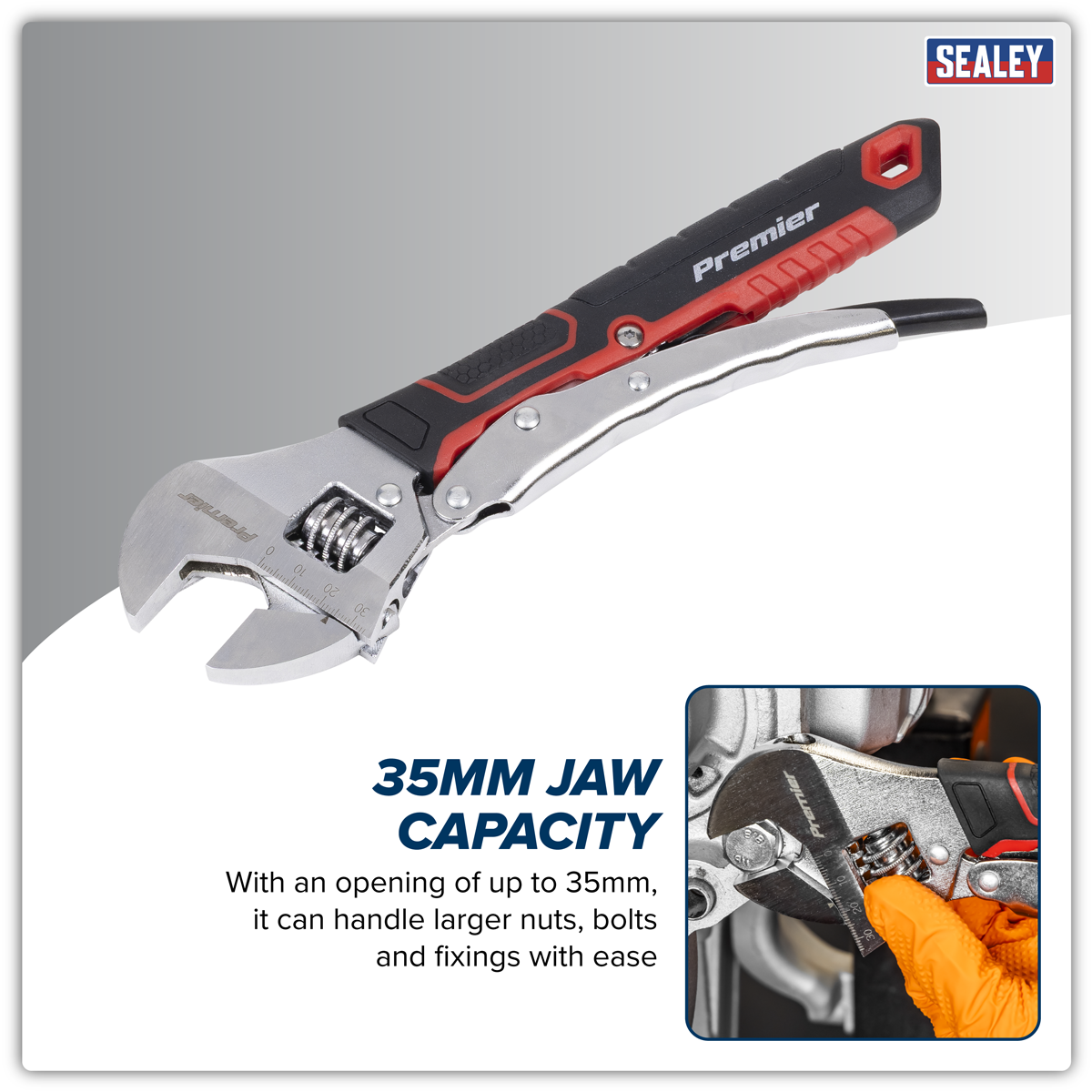 Locking Adjustable Wrench 250mm AK9572