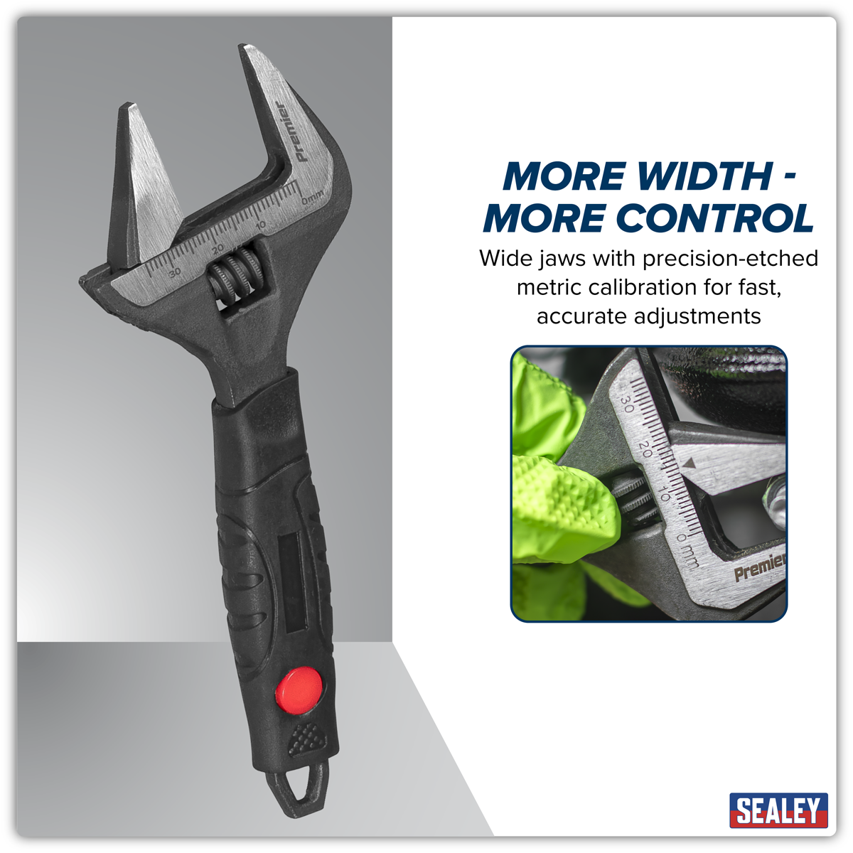 Adjustable Wide Jaw Wrench 150mm AK9573