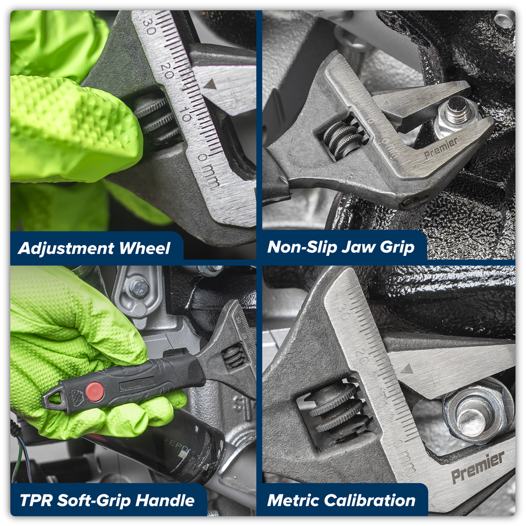 Adjustable Wide Jaw Wrench 150mm AK9573