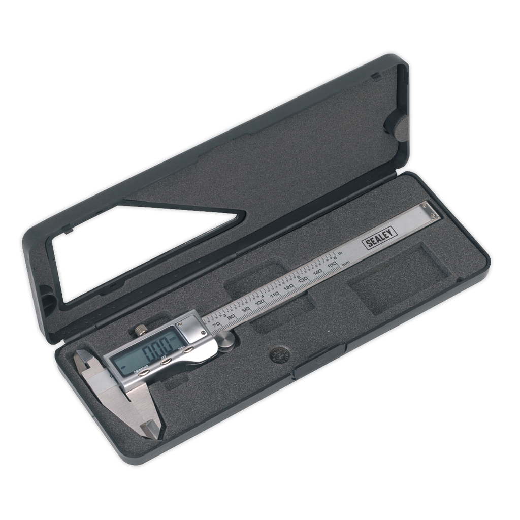 Stainless Steel Digital Vernier Caliper 0-150mm(0-6") AK9621EV
