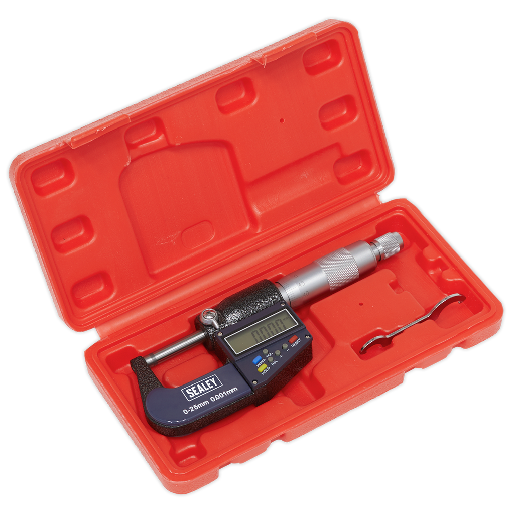 Digital External Micrometer 0-25mm(0-1") AK9635D