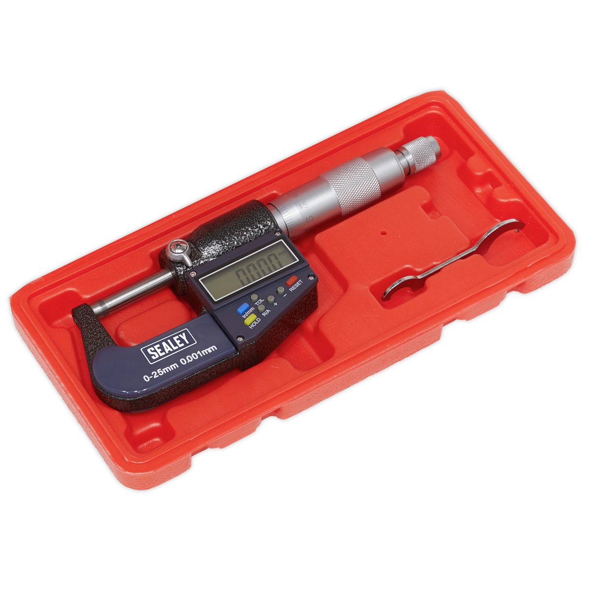 Digital External Micrometer 0-25mm(0-1") AK9635D