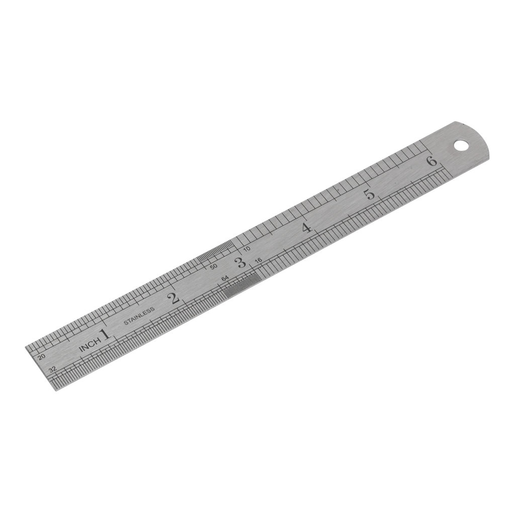Stainless Steel Rule 6" (150mm) AK9640