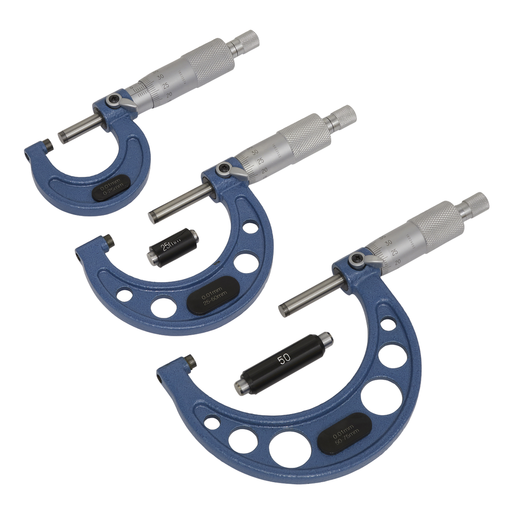 External Micrometer Set 3pc AK9651M