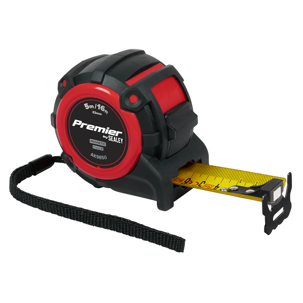 Metric/Imperial Tape Measure Extra-Wide Blade 5m(16ft) x 32mm AK9850