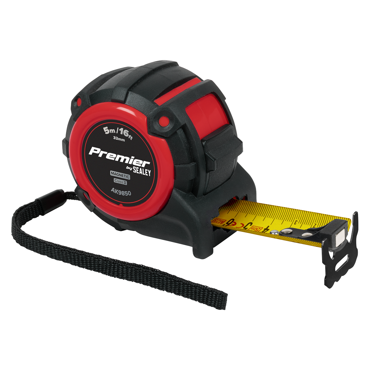 Metric/Imperial Tape Measure Extra-Wide Blade 5m(16ft) x 32mm AK9850