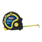 Metric/Imperial Rubber Tape Measure 5m(16ft) x 19mm - Display Box of 12 AK98912