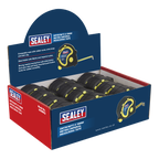 Metric/Imperial Rubber Tape Measure 5m(16ft) x 19mm - Display Box of 12 AK98912