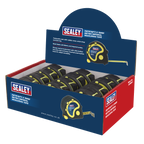 Metric/Imperial Rubber Tape Measure 5m(16ft) x 19mm - Display Box of 12 AK98912