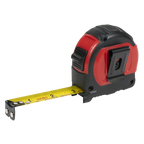 Metric/Imperial Rubber Tape Measure 5m(16ft) x 19mm - Display Box of 12 AK98912
