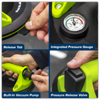 Heavy Lift Suction Cup with Vacuum Grip Pressure Gauge AK9894
