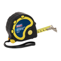 Metric/Imperial Rubber Tape Measure 7.5m(25ft) x 25mm AK990
