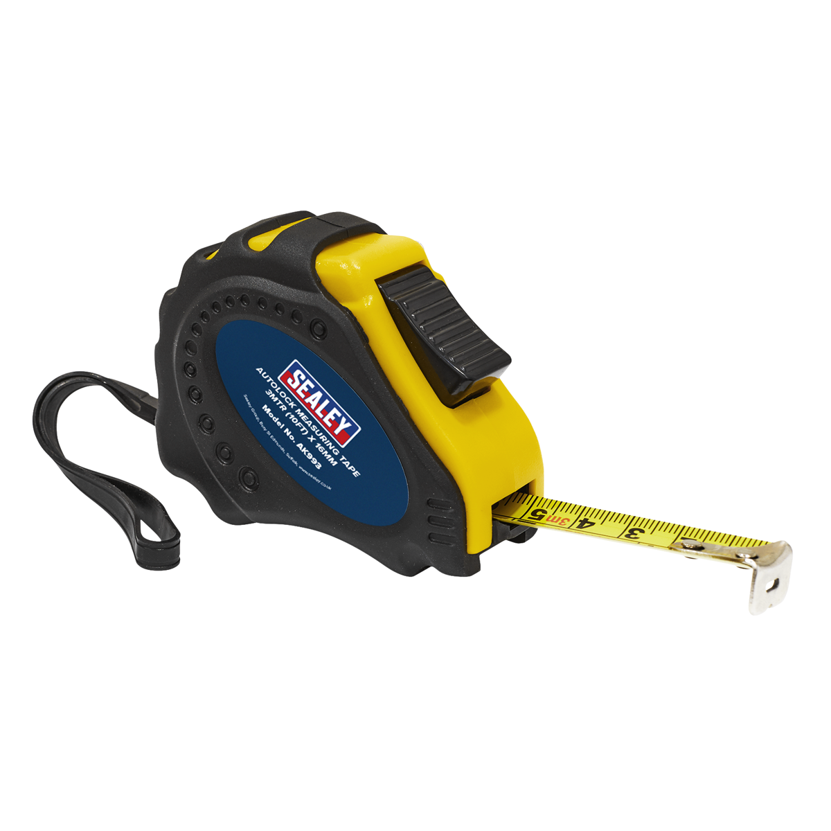 Metric/Imperial Auto Lock Tape Measure 3m(10ft) x 16mm AK993