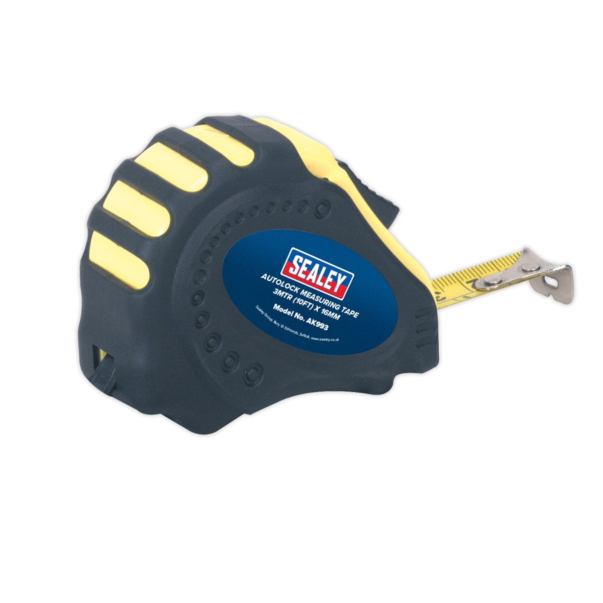 Metric/Imperial Auto Lock Tape Measure 3m(10ft) x 16mm AK993