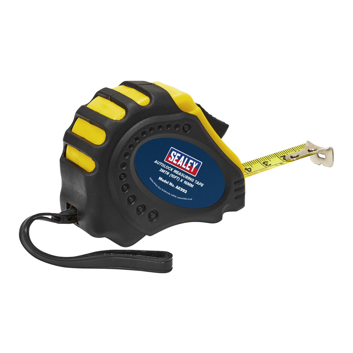 Metric/Imperial Auto Lock Tape Measure 3m(10ft) x 16mm AK993