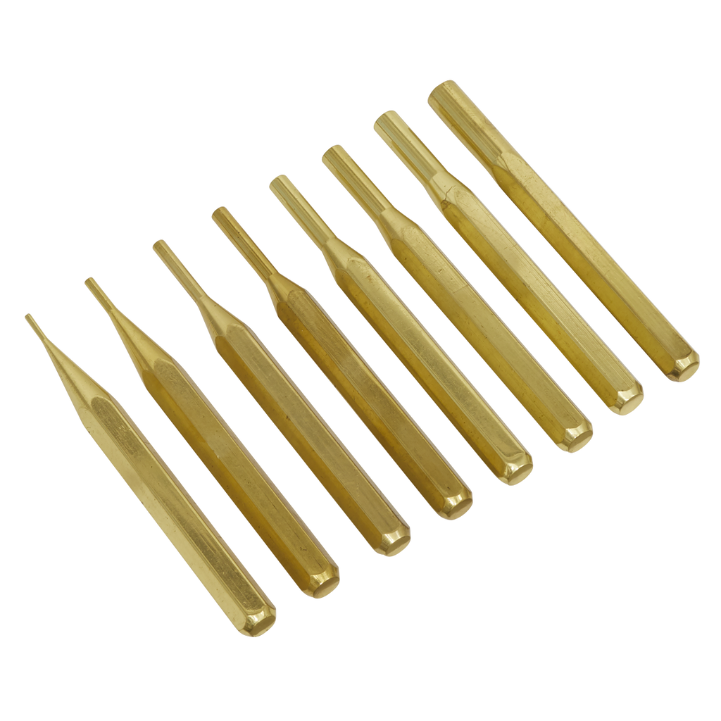 Brass Pin Punch Set 8pc AKB08