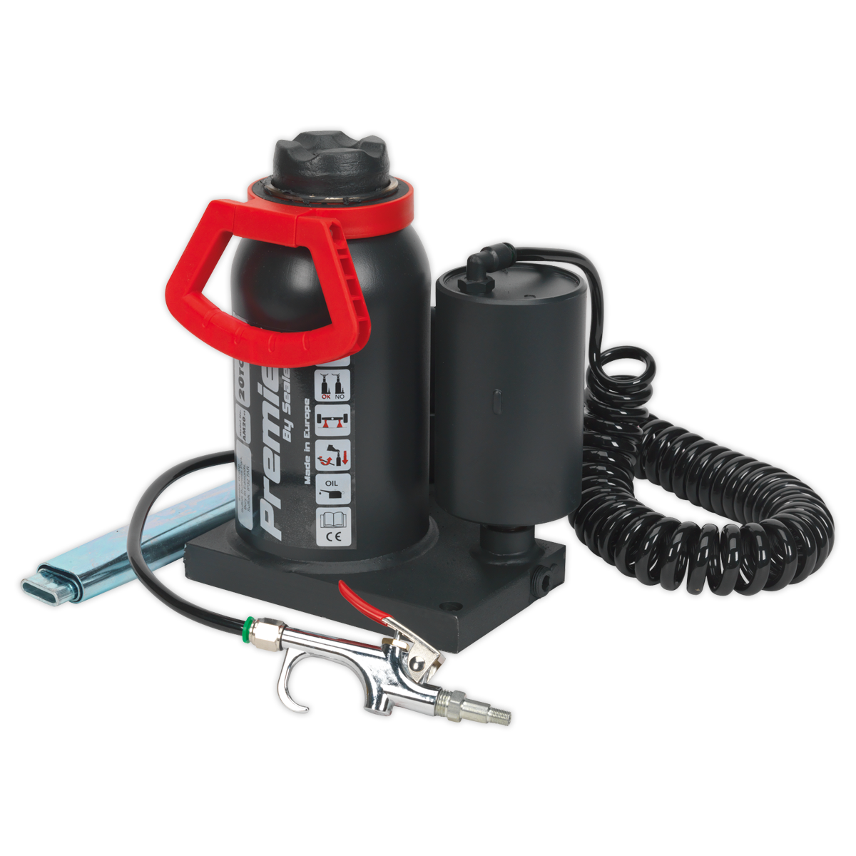 Manual/Air Hydraulic Bottle Jack 20 Tonne AM20