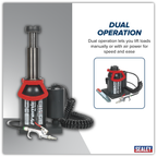 Manual/Air Hydraulic Bottle Jack 20 Tonne AM20