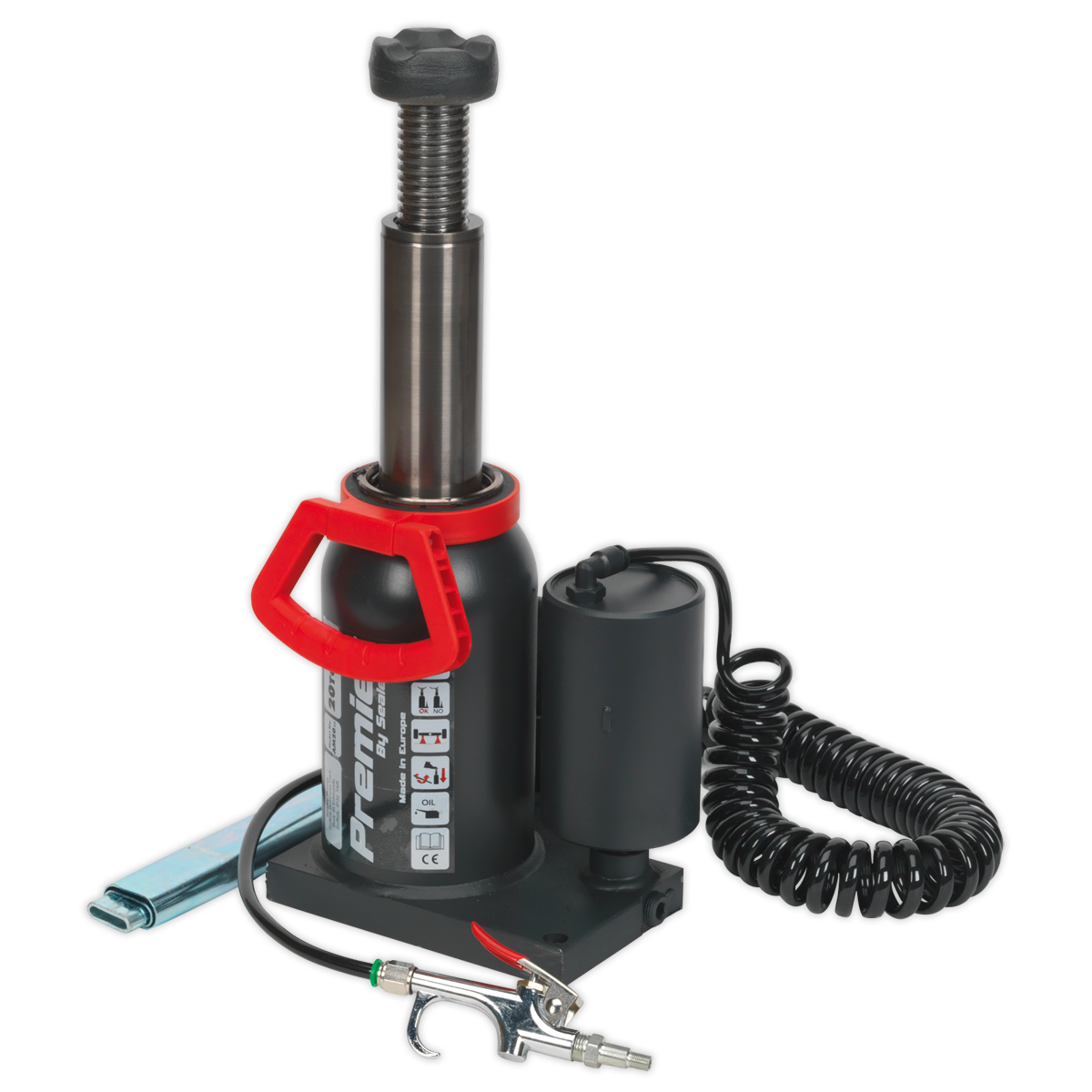 Manual/Air Hydraulic Bottle Jack 20 Tonne AM20