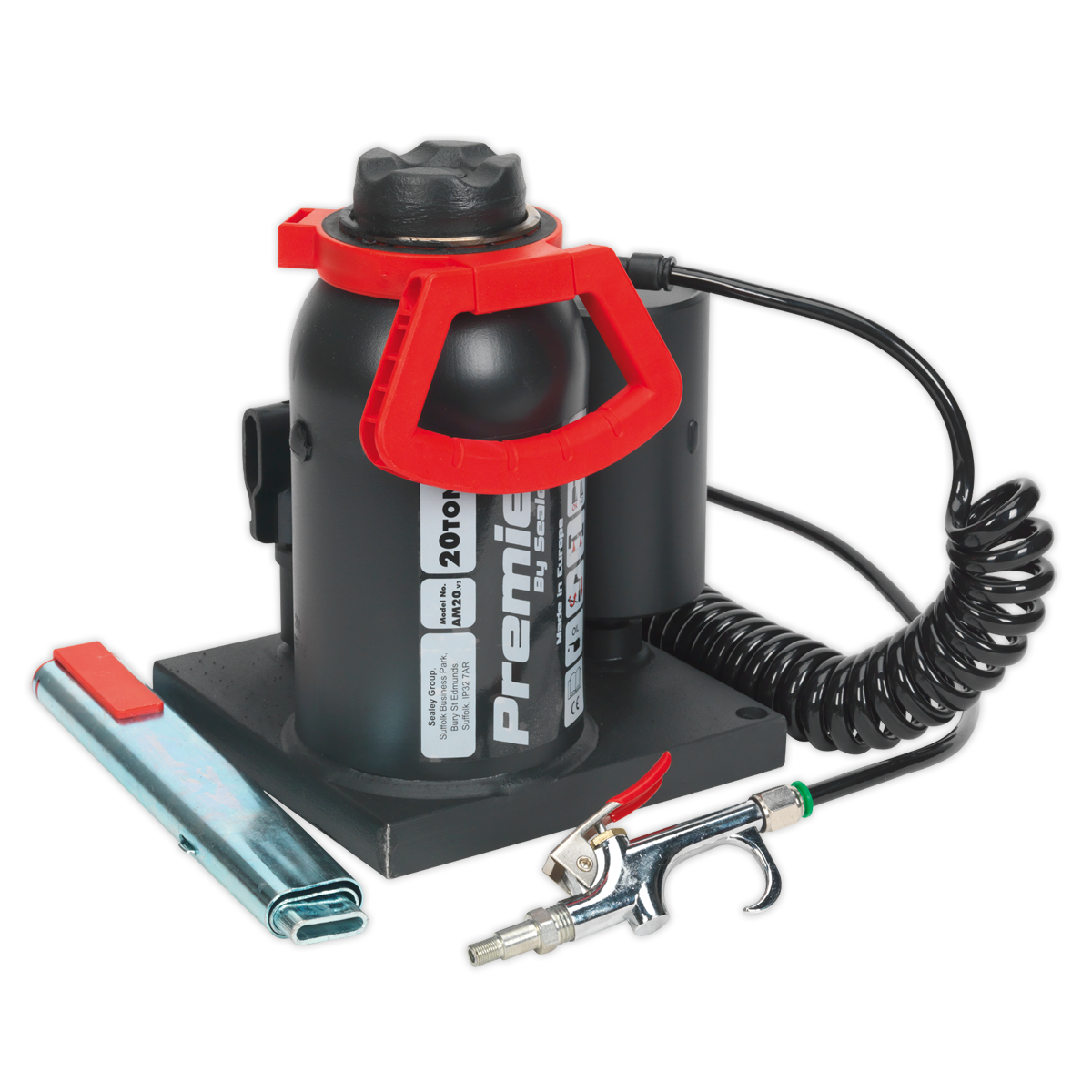 Manual/Air Hydraulic Bottle Jack 20 Tonne AM20