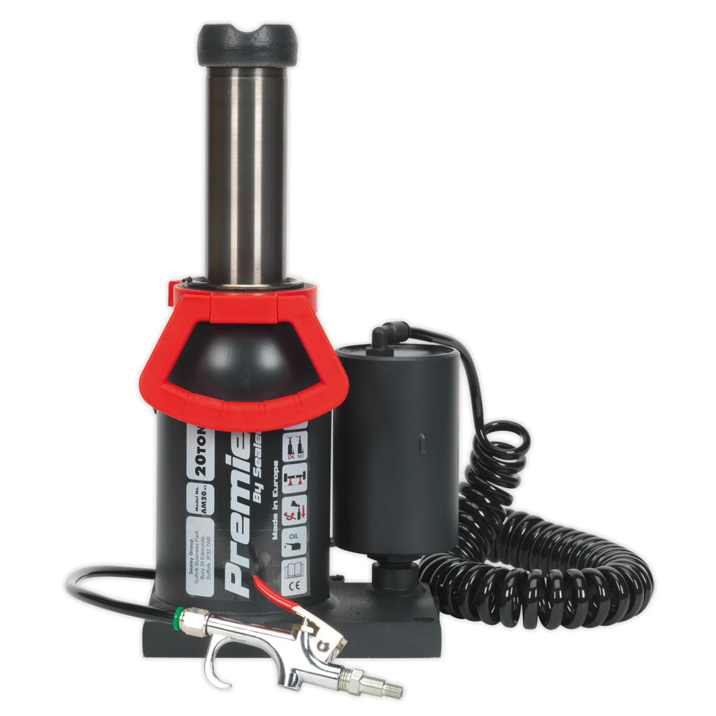 Manual/Air Hydraulic Bottle Jack 20 Tonne AM20