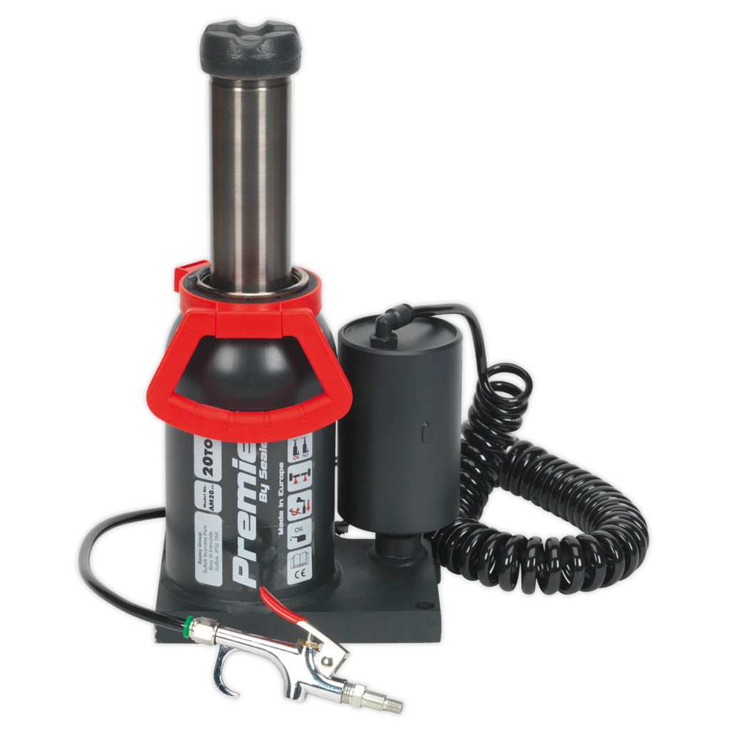 Manual/Air Hydraulic Bottle Jack 20 Tonne AM20