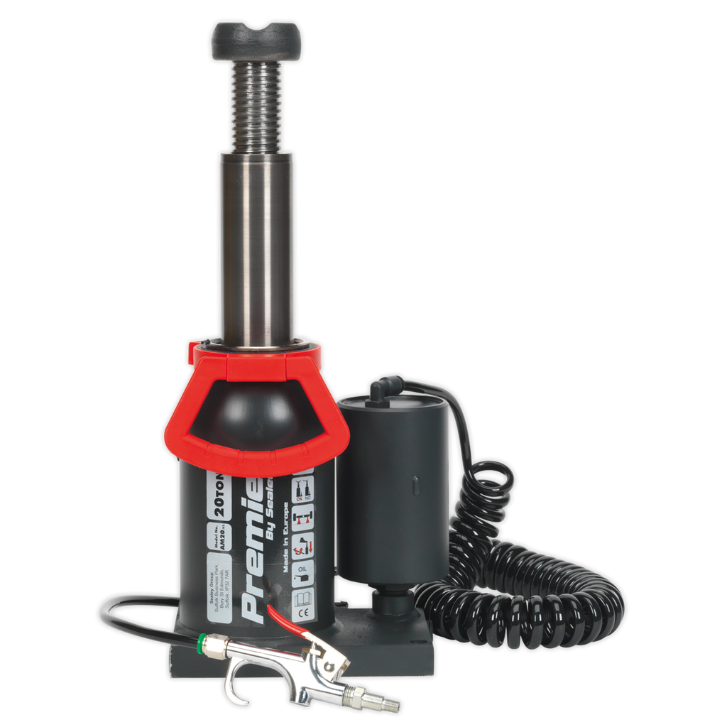 Manual/Air Hydraulic Bottle Jack 20 Tonne AM20