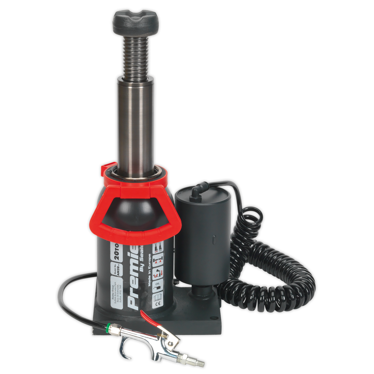 Manual/Air Hydraulic Bottle Jack 20 Tonne AM20