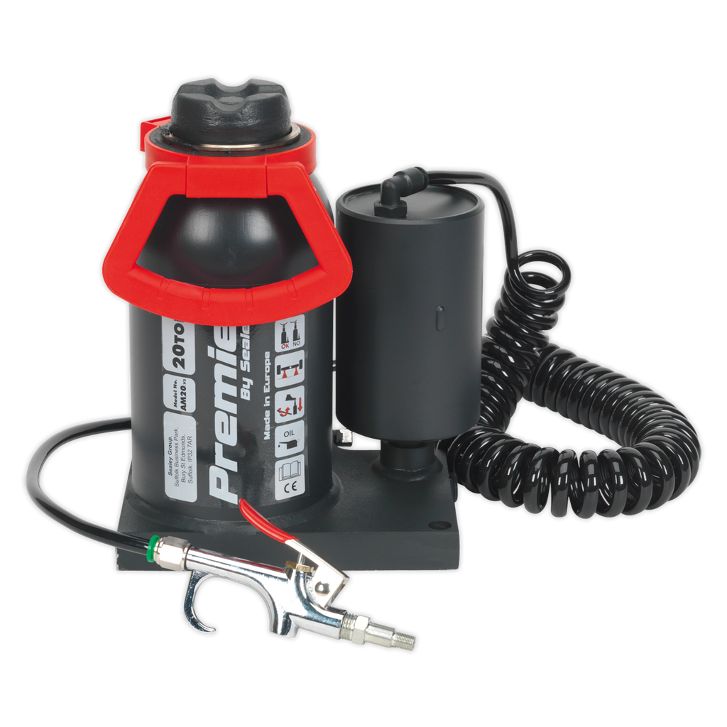 Manual/Air Hydraulic Bottle Jack 20 Tonne AM20