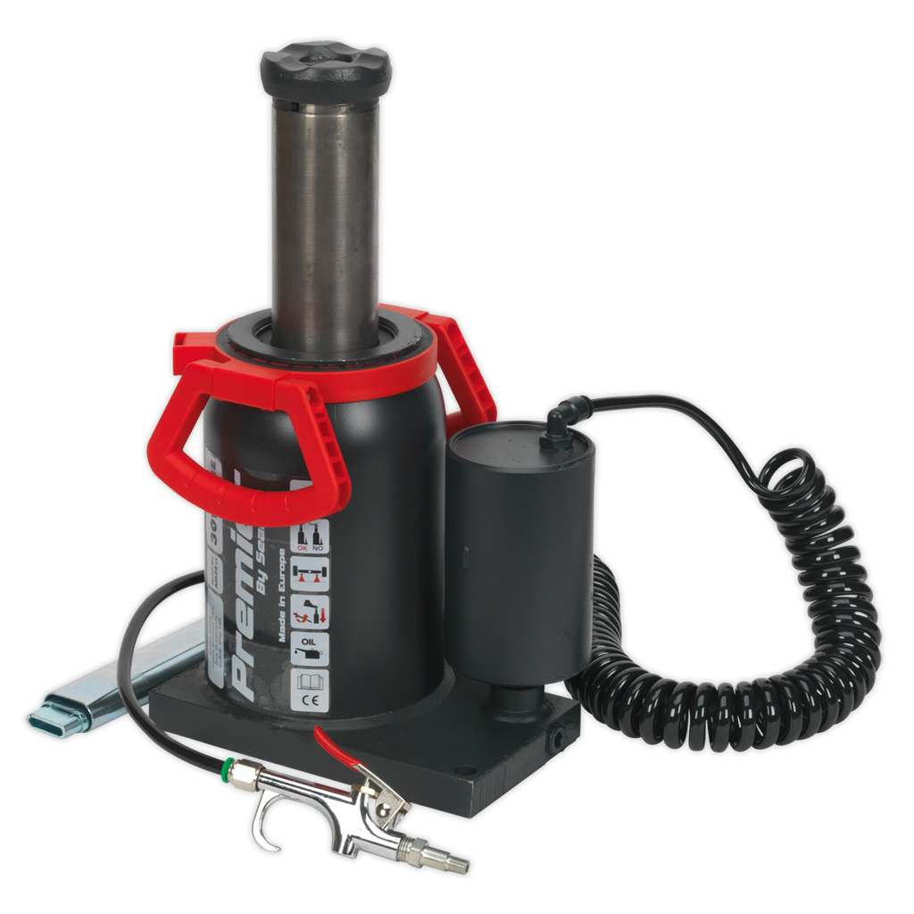 Manual/Air Hydraulic Bottle Jack 30 Tonne AM30