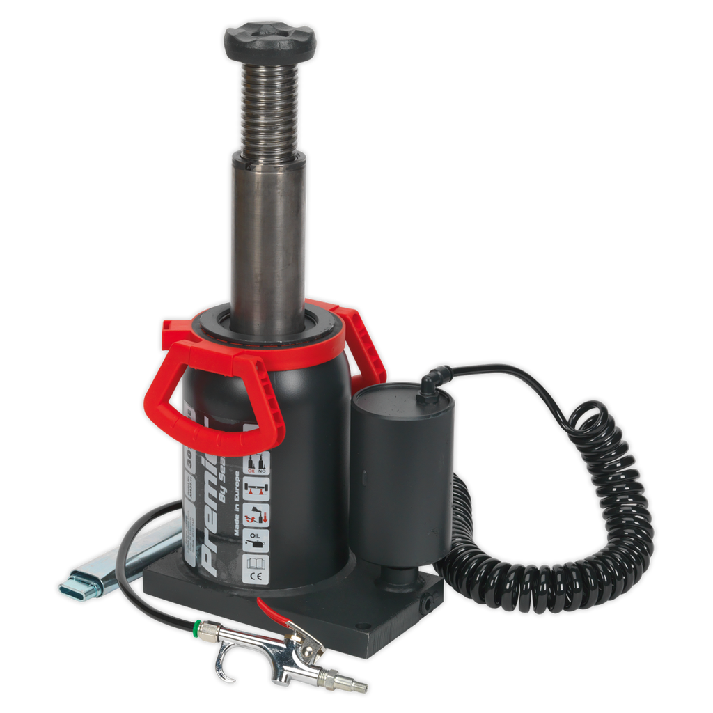 Manual/Air Hydraulic Bottle Jack 30 Tonne AM30