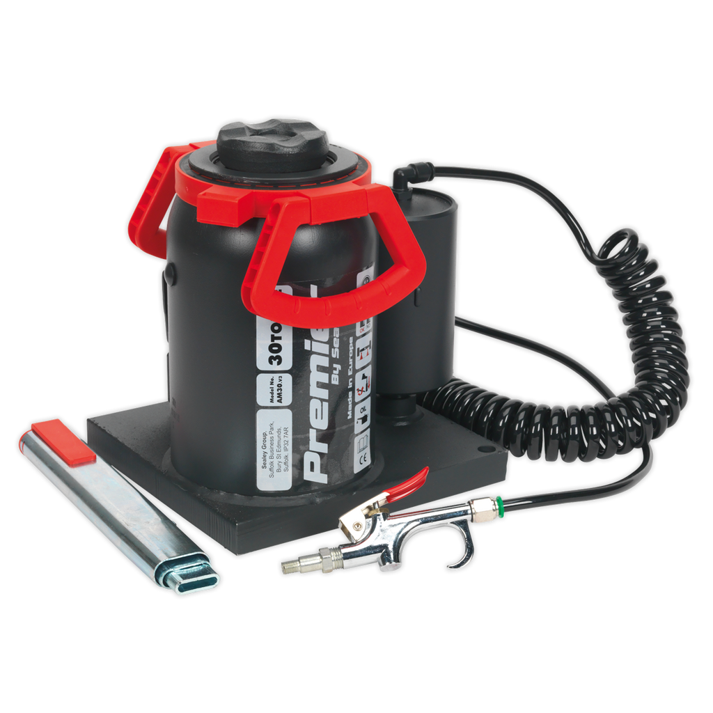 Manual/Air Hydraulic Bottle Jack 30 Tonne AM30