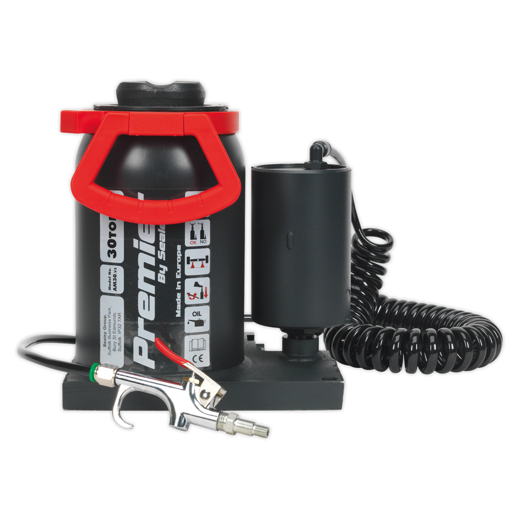 Manual/Air Hydraulic Bottle Jack 30 Tonne AM30