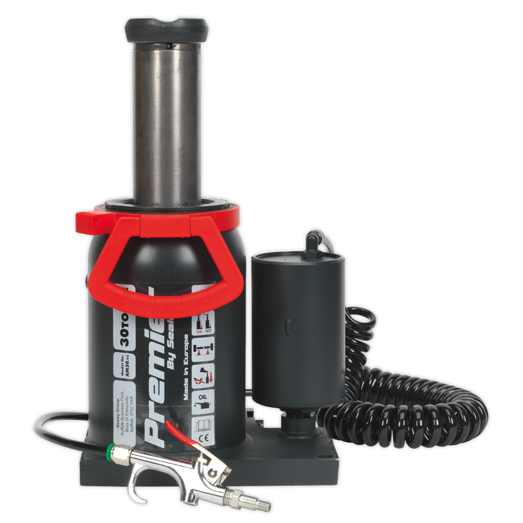 Manual/Air Hydraulic Bottle Jack 30 Tonne AM30