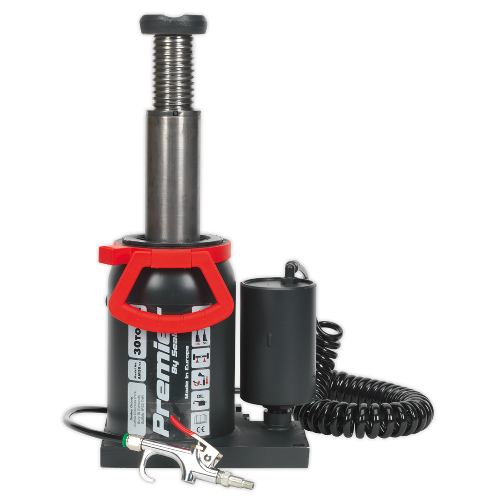 Manual/Air Hydraulic Bottle Jack 30 Tonne AM30